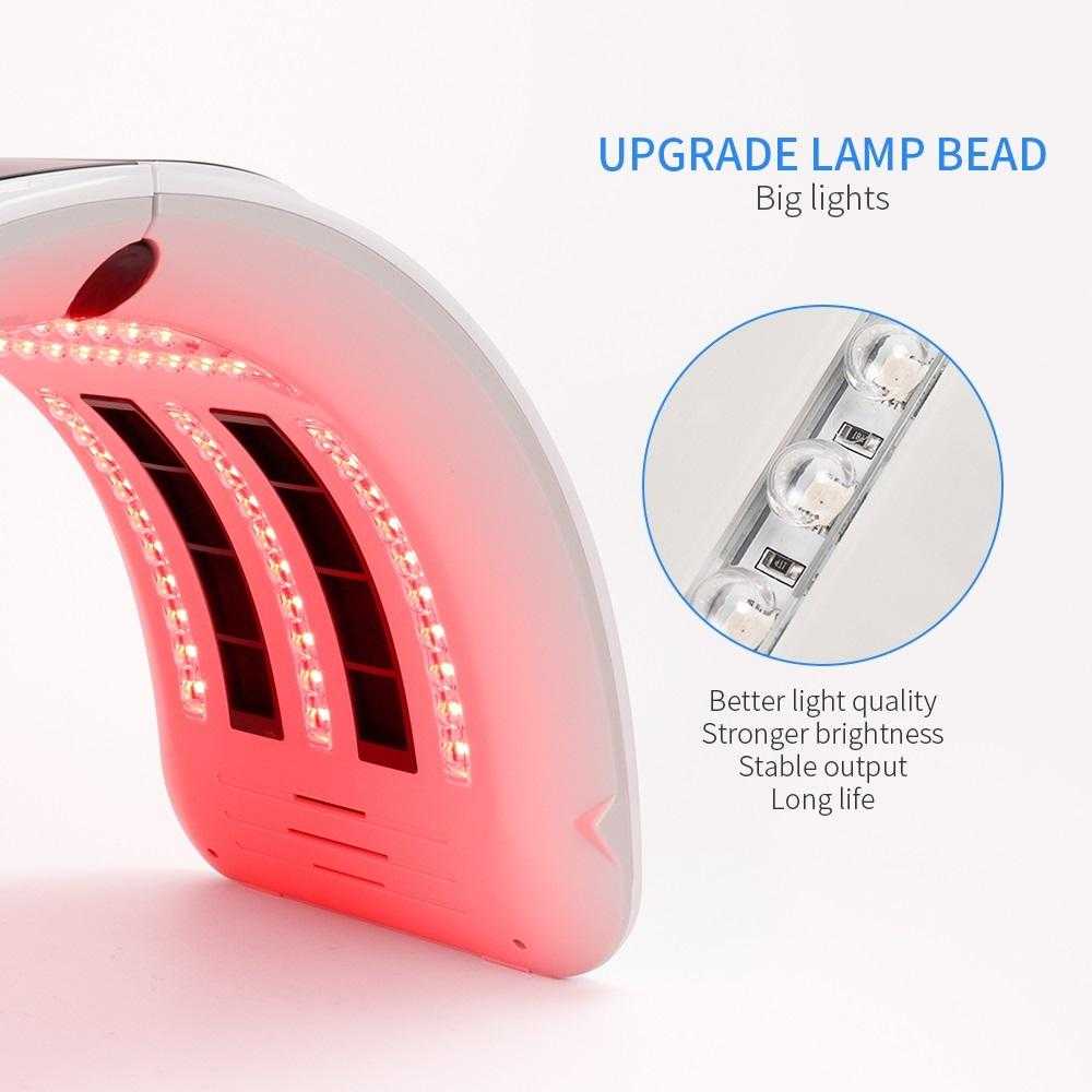 FULL Body 7 Colors PDF Led Light Therapy LED Mask Skin Rejuvenation Photon Device Spa Anti-Acne, Anti-Aging, Collagen Production, Deep Skin Whitening Rejuvenation Machine Naturalistics
