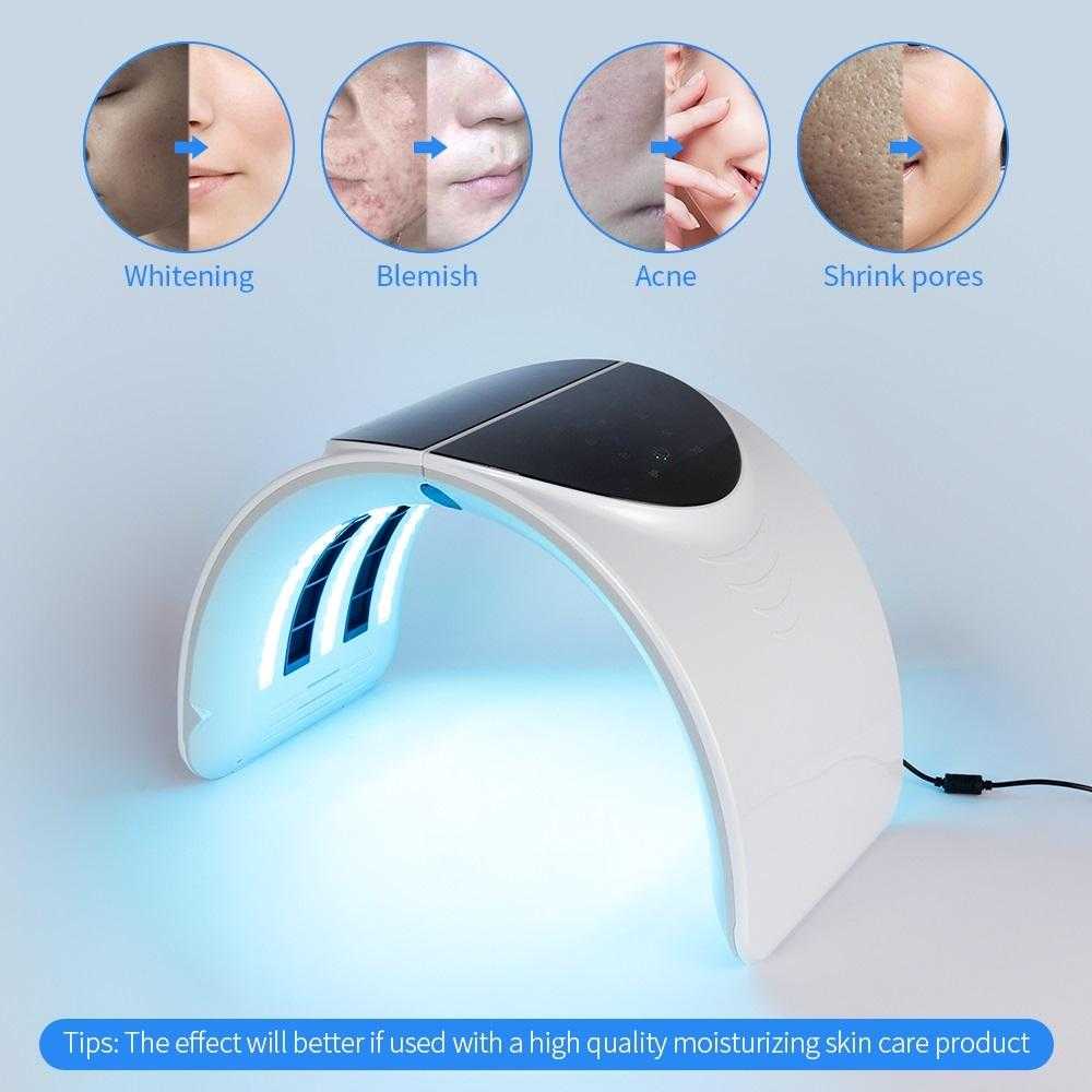 FULL Body 7 Colors PDF Led Light Therapy LED Mask Skin Rejuvenation Photon Device Spa Anti-Acne, Anti-Aging, Collagen Production, Deep Skin Whitening Rejuvenation Machine Naturalistics