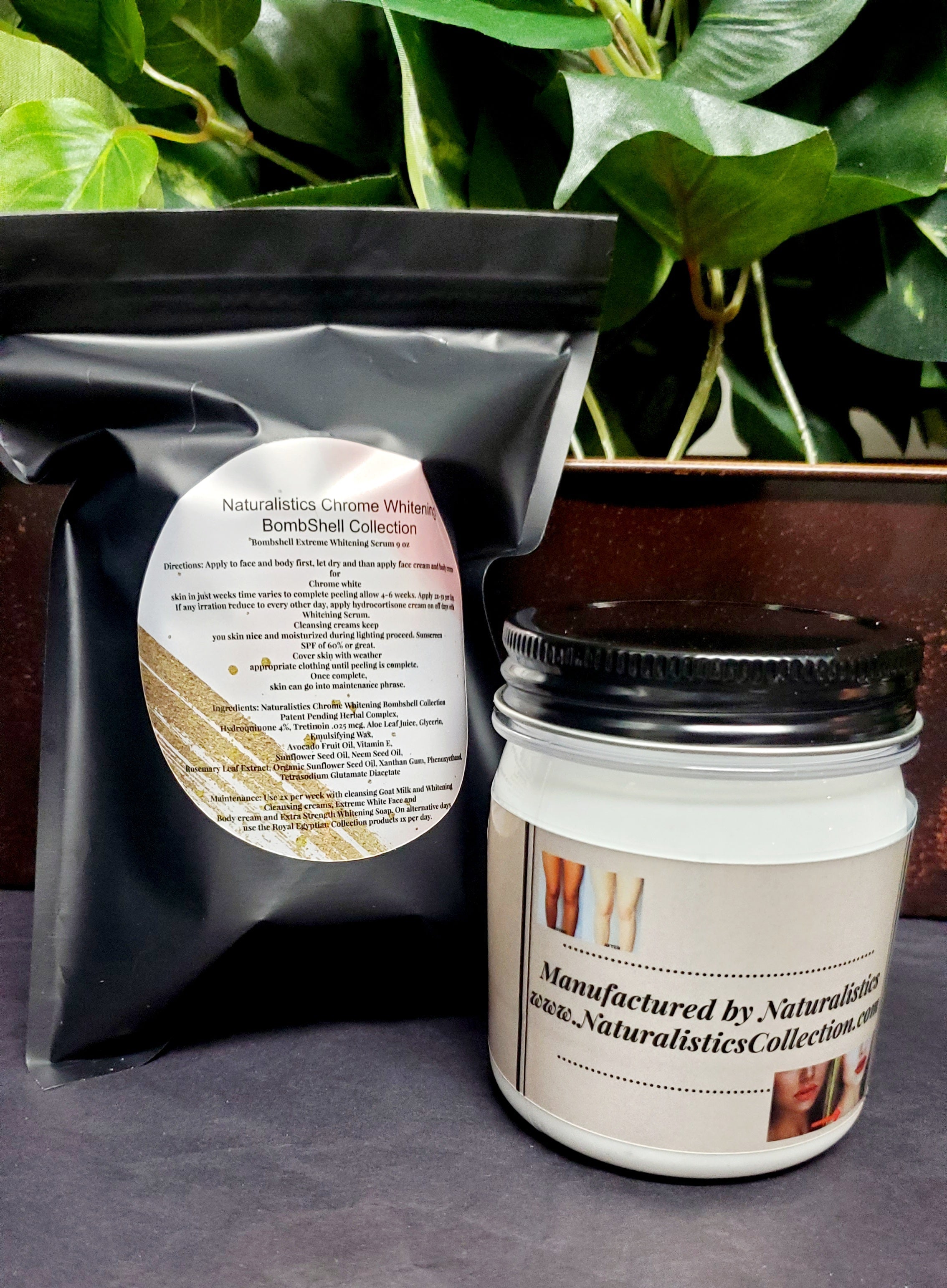 Naturalistics Chrome Whitening BombShell Collection Bombshell Extreme Whitening Serum 9 oz Naturalistics