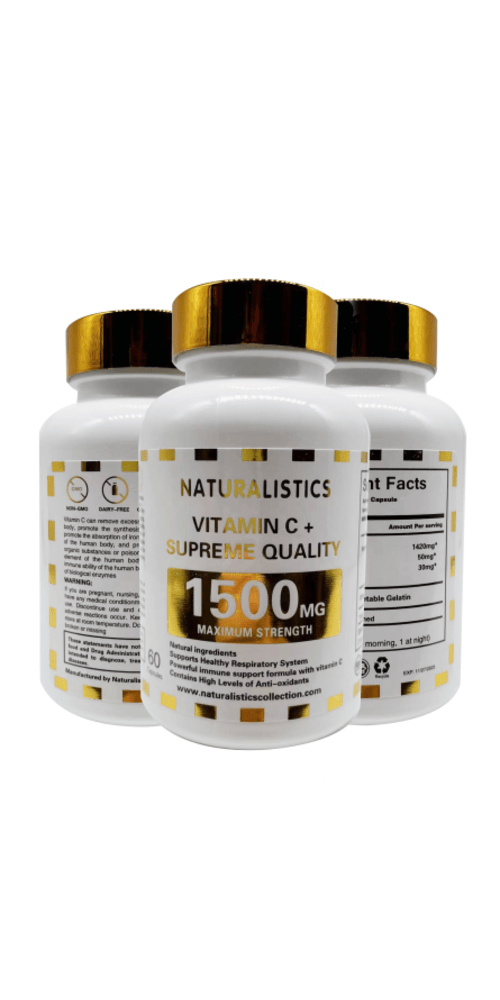Naturalistics Supreme Quality Liposomal Vitamin C+ 1,500mg Naturalistics