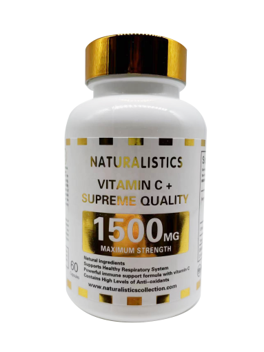 Naturalistic Supreme Quality Liposomal Vitamin C 1500mg in each Pill Naturalistics