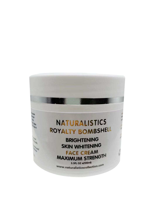 Naturalistics Royalty Bombshell Brightening Skin Whitening Face Cream Maximum Strength  w FAST ACTION/Sepi White Super Concentrated 100ml Naturalistics