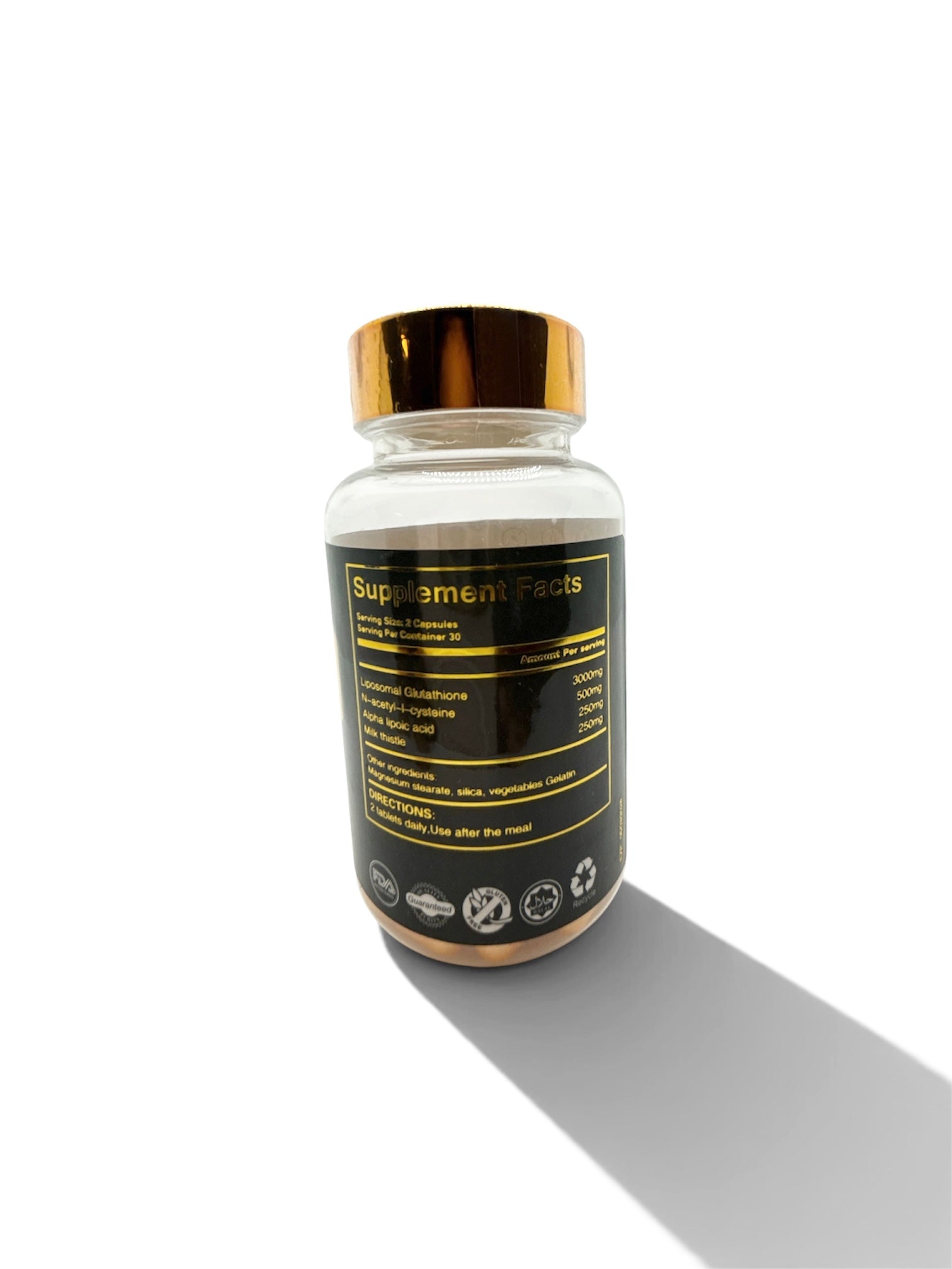 NEW BETTER FORMULA Naturalistics Luxury Whitening Pill 5,000mg w/Liposomal Glutathione 3,000mg Whitening/Anti-Aging